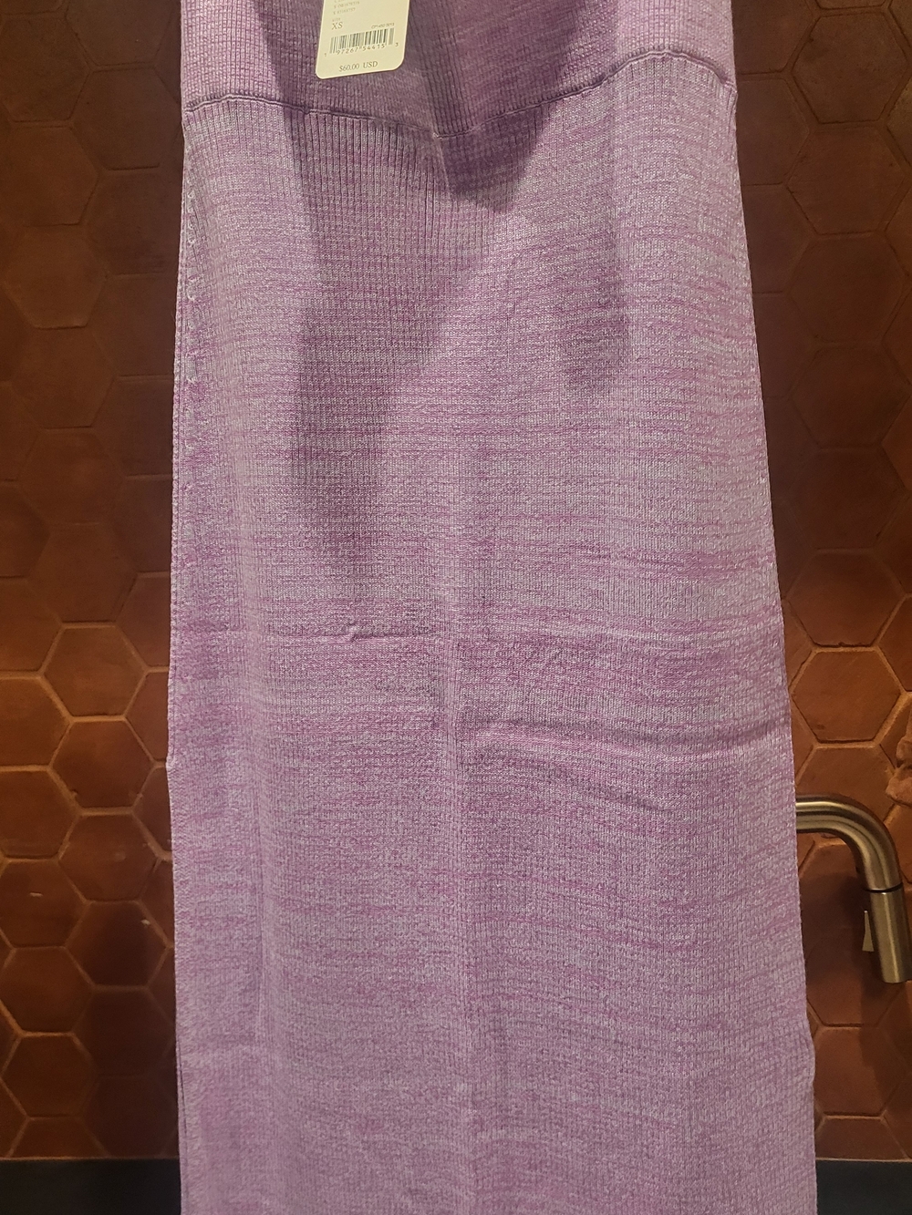 Free People Lilac Knit Midi Skirt
